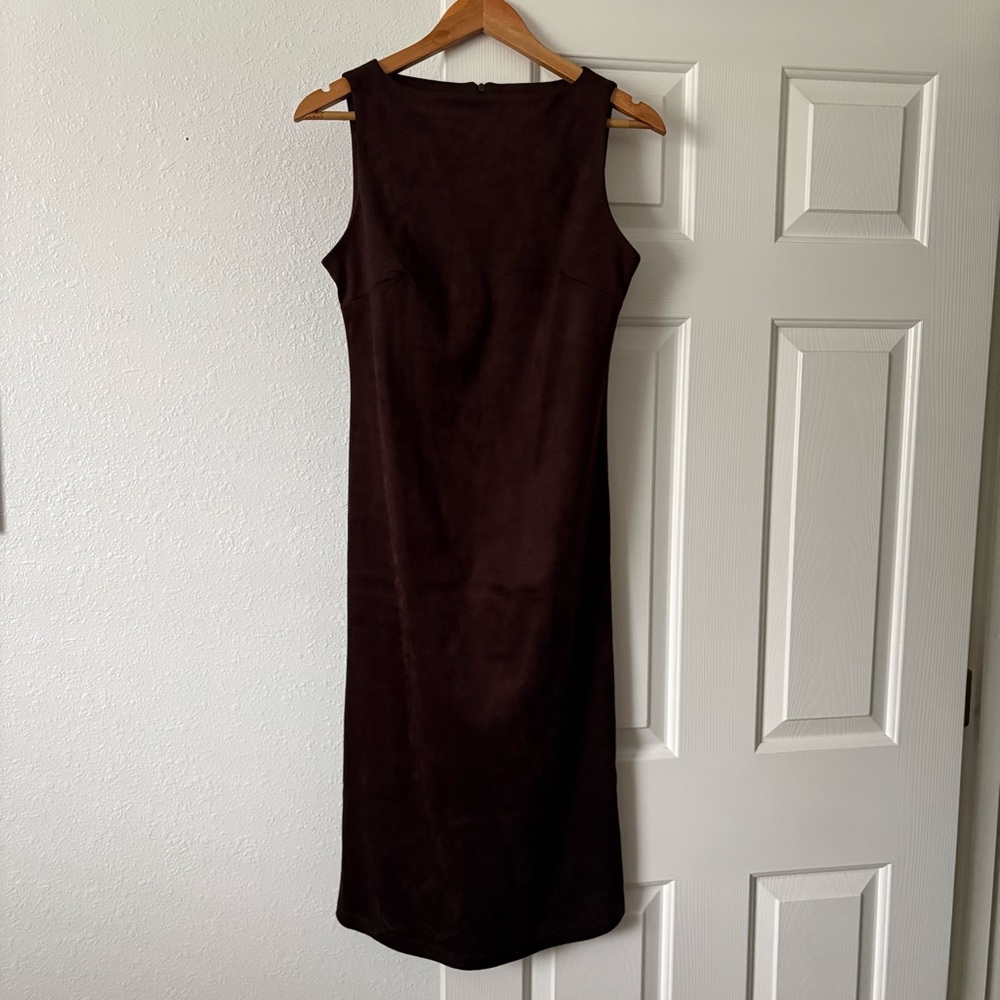 Sincerely Jules Chocolate Brown Midi Dress